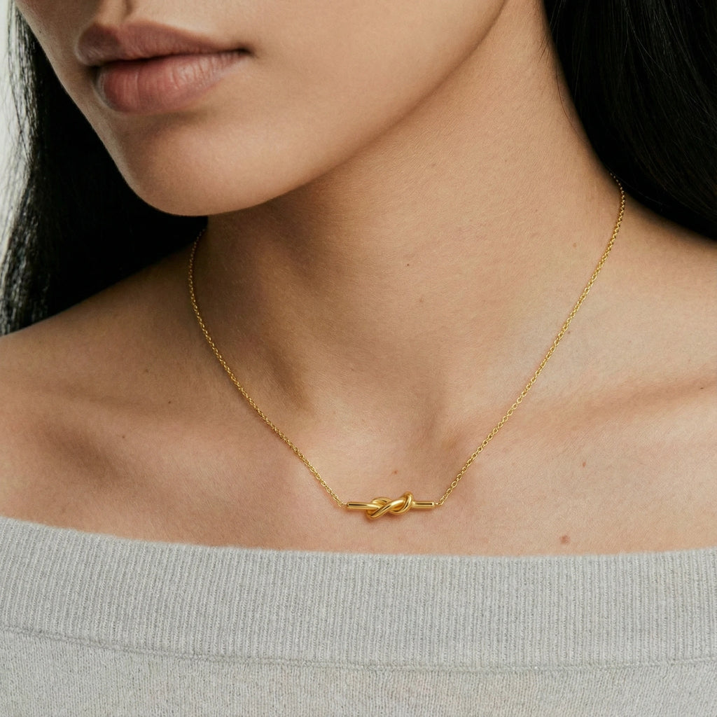 Margaux Knot Pendant Necklace