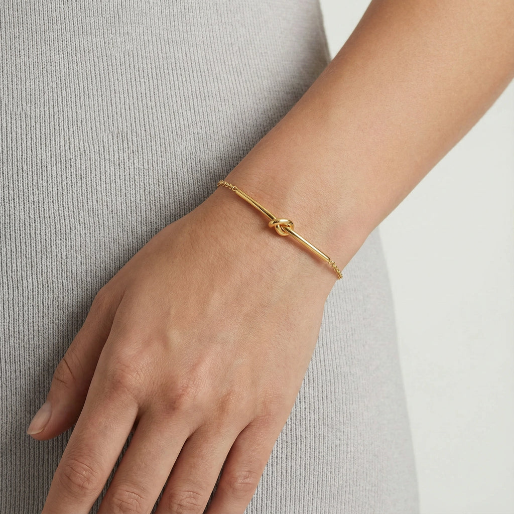 Golden Knot Bracelet