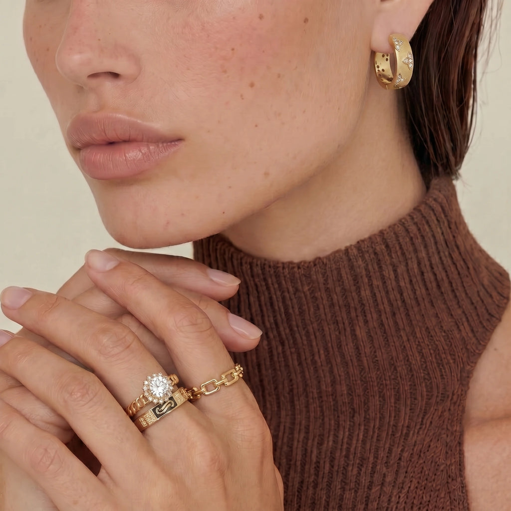 Margot Golden Hour Chain Ring Set