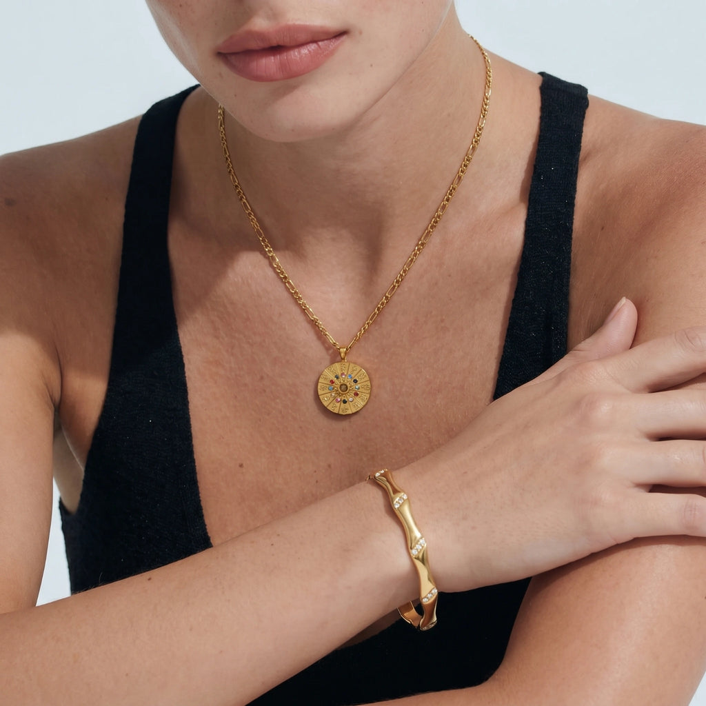 Odette Wave CZ Bangle